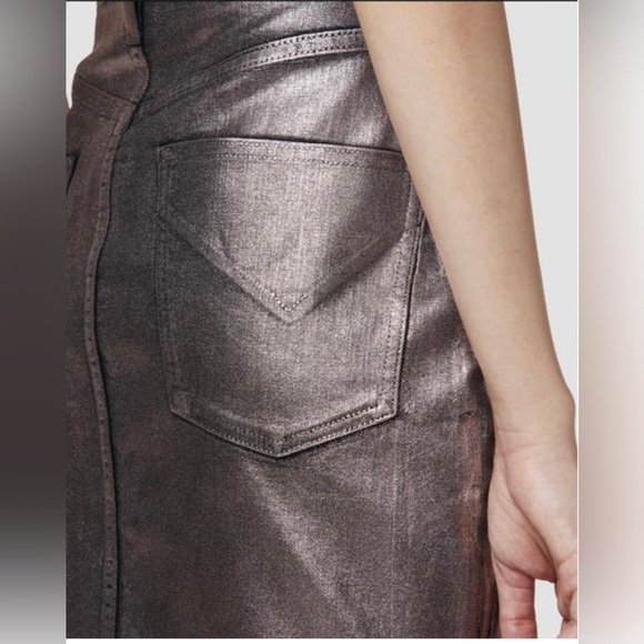 NWOT-Hudson Los Angeles Women's Centerfold Extreme High Rise Skirt - Picture 4 of 8